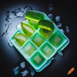 Frozen Aloe Vera Cubes