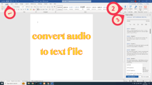 Read more about the article How to Convert Audio to Text Document 100% FREE.